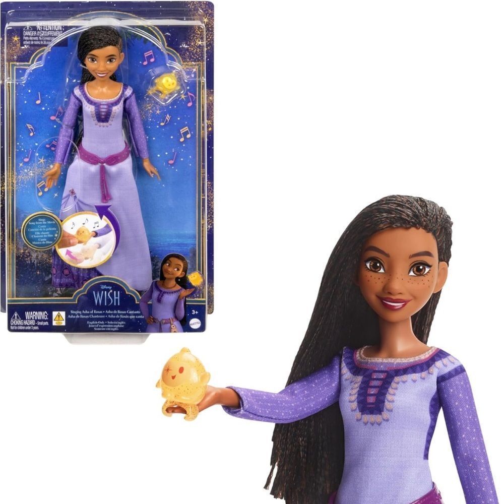 DISNEY WISH SINGING ASHA OF ROSAS FASHION DOLL